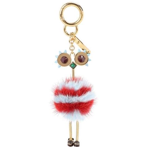 fendi fur bag charm